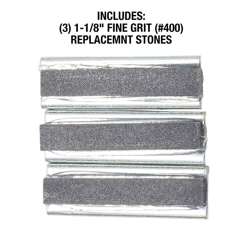 OEMTOOLS 2528F Fine Grit 1-1/8 Inch 3 Piece Replacement Stone Set, Professional Honing Replacement Stones, Honing Stone Tools - Image 3